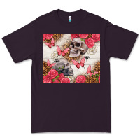Plum skulls and roses tumbler Premium Tee - TumblerDesignByShophia