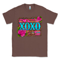 Chestnut xoxo valentine's day pink roses and hearts Classic Tee - Jasminsmagicworld