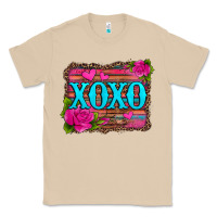 Xoxo Valentine's Day Pink Roses And Hearts Classic Tee | Teevron