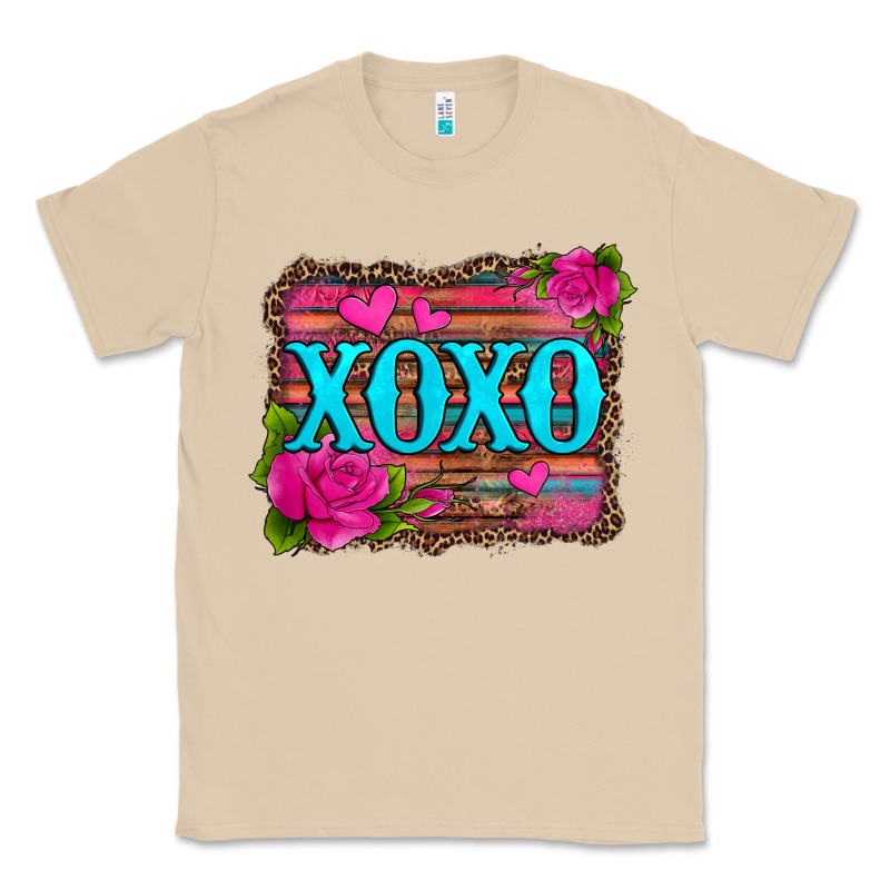 Xoxo Valentine's Day Pink Roses And Hearts Classic Tee by Jasminsmagicworld | Teevron
