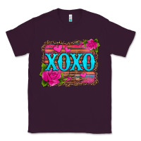 Plum xoxo valentine's day pink roses and hearts Classic Tee - Jasminsmagicworld