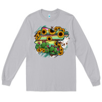 Moon Dust Guanajuato sunflower serape map Long Sleeve Tee - RanaPortraitStore