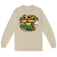 Mushroom Guanajuato sunflower serape map Long Sleeve Tee - RanaPortraitStore