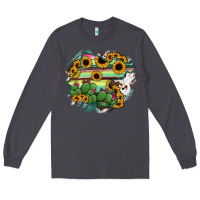Smoke Guanajuato sunflower serape map Long Sleeve Tee - RanaPortraitStore