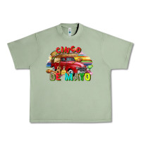 Oil Green Cinco de mayo truck Urban Heavy Tee - FaDigitalArtStudio