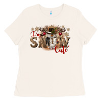 Bone im snow cute Ladies Tee - CowGirlArtShop