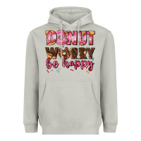 Moon Dust donut worry be happy Heavyweight Hoodie - AdoDesignShop