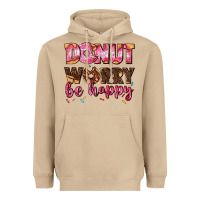Mushroom donut worry be happy Heavyweight Hoodie - AdoDesignShop