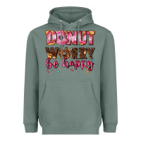 Sage donut worry be happy Heavyweight Hoodie - AdoDesignShop