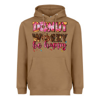 Donut Worry Be Happy Heavyweight Hoodie | Teevron