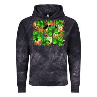 Cloud Black st.patricks plaid  green glitter cowhide  leopard Vintage Hoodie - FaDigitalArtStudio