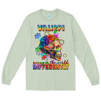 Matcha Autism seeing in the world differently Long Sleeve Tee - FaDigitalArtStudio