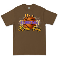 Cacao It's a Basketball kinda day Premium Tee - HowdyJamesFarm