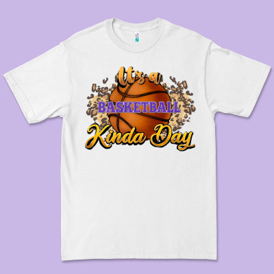 It's A Basketball Kinda Day Premium Tee Designed By Howdyjamesfarm