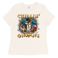 Bone chillin with my gnomies Ladies Tee - CowGirlArtShop