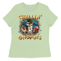Matcha chillin with my gnomies Ladies Tee - CowGirlArtShop