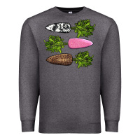 Charcoal Heather easter carrots Premium Sweatshirt - AdoDesignShop