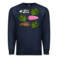 Navy easter carrots Premium Sweatshirt - AdoDesignShop