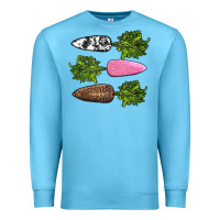 Ocean Blue easter carrots Premium Sweatshirt - AdoDesignShop