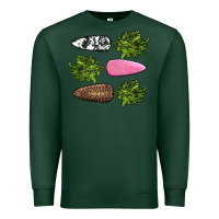 Sports Green easter carrots Premium Sweatshirt - AdoDesignShop
