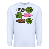 White easter carrots Premium Sweatshirt - AdoDesignShop