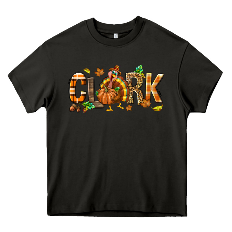 Personalized Thanksgiving Heavy Core Tee by NancyCooperArtShop | Teevron
