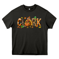 Asphalt Personalized Thanksgiving Heavy Core Tee - NancyCooperArtShop