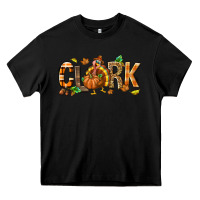 Black Personalized Thanksgiving Heavy Core Tee - NancyCooperArtShop