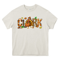 Cream Personalized Thanksgiving Heavy Core Tee - NancyCooperArtShop