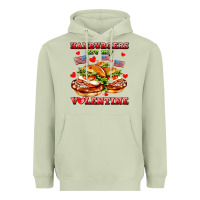 Matcha hamburger are my valentine Heavyweight Hoodie - AdoDesignShop