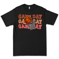 Black game day game day game day basketball Premium Tee - HowdyJamesFarm
