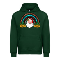 Forest Green santa rainbow Urban Hoodie - JahusDesignShop