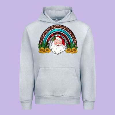 Santa Rainbow Urban Hoodie Designed By Jahusdesignshop