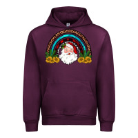 Mauve Wine santa rainbow Urban Hoodie - JahusDesignShop