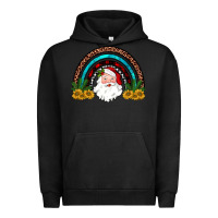 Pigment Black santa rainbow Urban Hoodie - JahusDesignShop