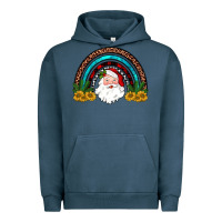 Pigment Midnight Navy santa rainbow Urban Hoodie - JahusDesignShop