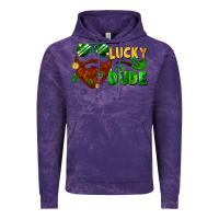 Cloud Purple lucky dude saint patricks bearded man Vintage Hoodie - FaDigitalArtStudio