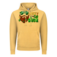 Vintage Mustard lucky dude saint patricks bearded man Vintage Hoodie - FaDigitalArtStudio