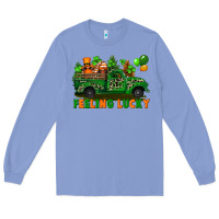 Colony Blue feeling lucky with gnomes on truck Long Sleeve Tee - FaDigitalArtStudio