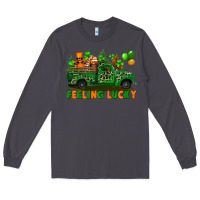 Feeling Lucky With Gnomes On Truck Long Sleeve Tee | Teevron