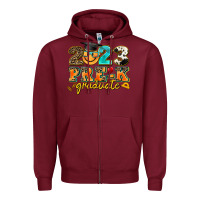 Burgundy 2023 pre k graduate Zipper Hoodie - AdoDesignShop