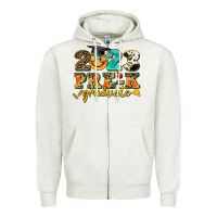 Oatmeal Heather 2023 pre k graduate Zipper Hoodie - AdoDesignShop