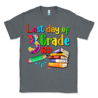 Charcoal Heather last day of third grade Classic Tee - Artiststas