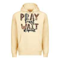 Pina Colada Pray Trust Wait Repeat Premium Hoodie - CowhideDigitalArt