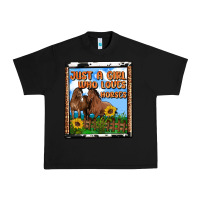 Black western just a girl who loves horses Urban Heavy Tee - OliviaCreatesArt
