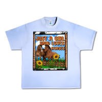 Grape Ice western just a girl who loves horses Urban Heavy Tee - OliviaCreatesArt