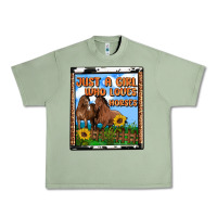 Oil Green western just a girl who loves horses Urban Heavy Tee - OliviaCreatesArt