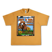 Peanut Butter western just a girl who loves horses Urban Heavy Tee - OliviaCreatesArt