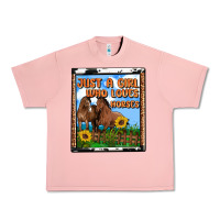 Salmon western just a girl who loves horses Urban Heavy Tee - OliviaCreatesArt