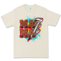 Bone Mama Football lightning bolt Premium Tee - HowdyJamesFarm